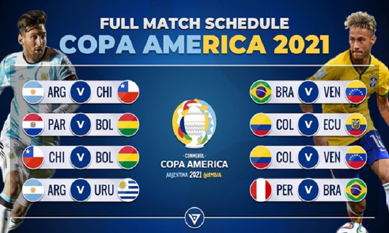 Lịch thi đấu bóng đá cúp bóng đá Nam Mỹ